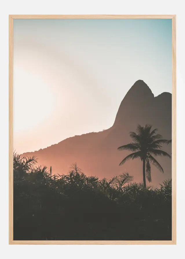Mountain Sunset Постер