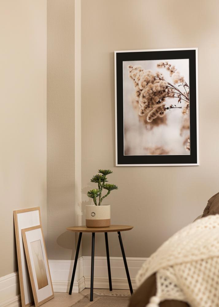 Рамка Edsbyn бяло 40x60 cm - Паспарту Черно 30x50 cm