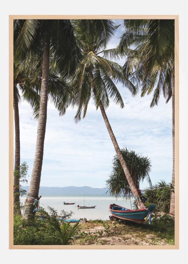 Boats In Thailand Постер