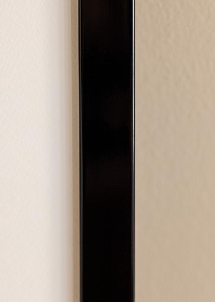 Рамка Uppsala Черно Силен гланц - произволен размер