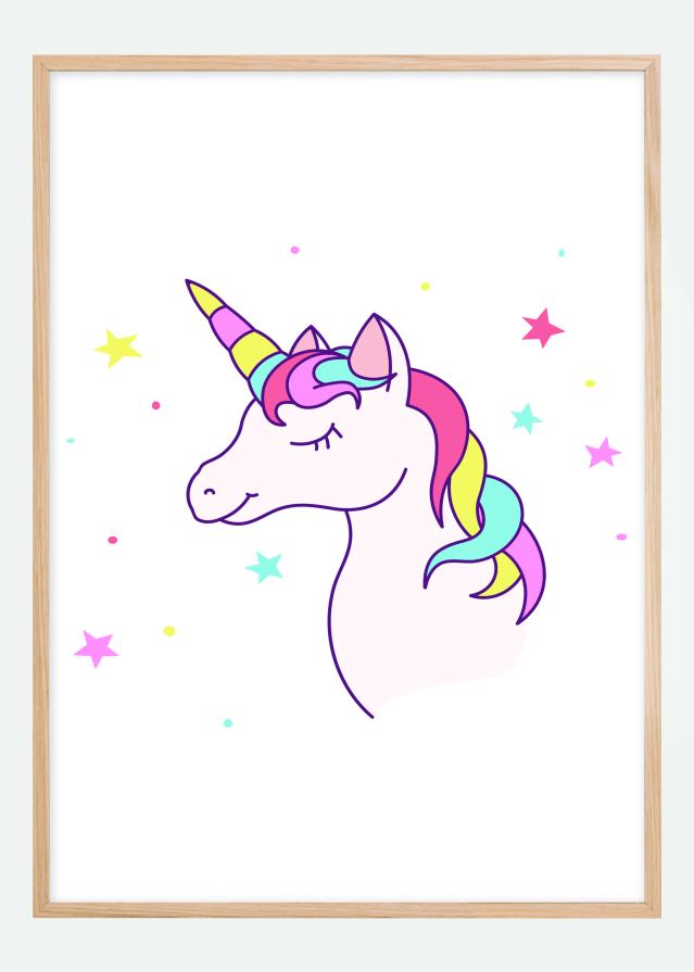 Unicorn White Постер