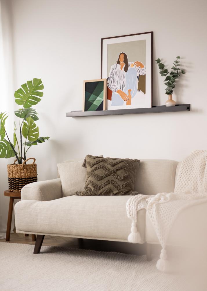 KAILA Рафт за картини Черен 120 cm