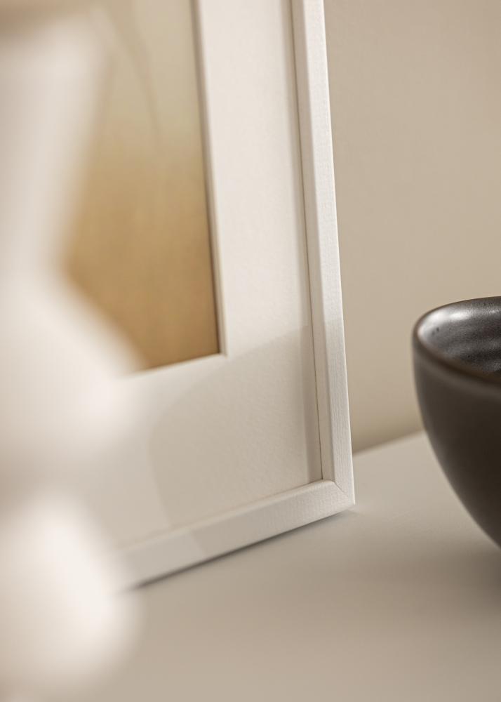 Рамка Kaspar бяло 50x70 cm - Паспарту бяло 16x24 inches