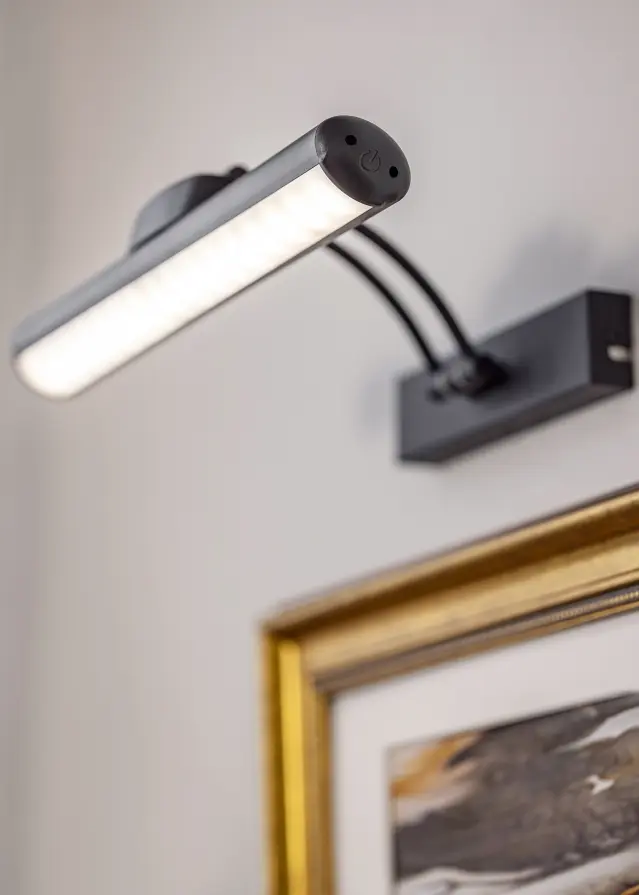 KAILA Gleam Батерийно Захранено Осветление за Картини 32 cm - Черно