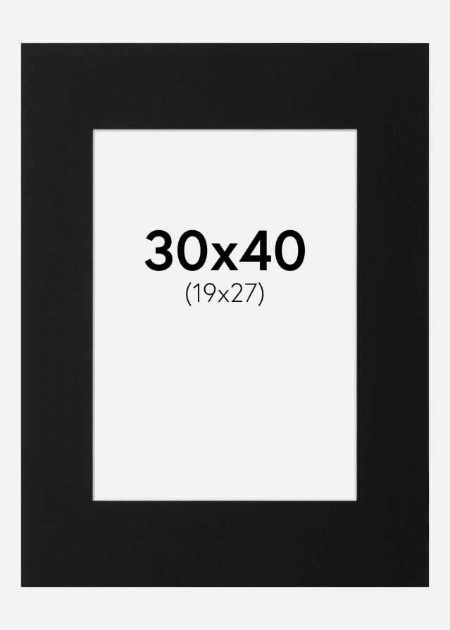 Паспарту Canson Черно Бяло ядро 30x40 cm (19x27)