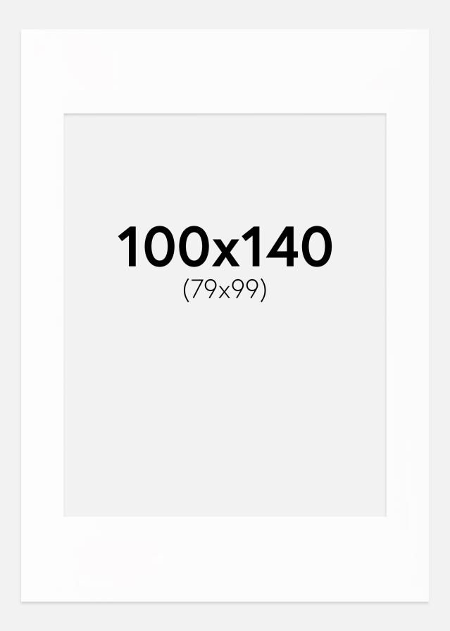 Паспарту Canson бяло Бяло ядро 100x140 cm (79x99)