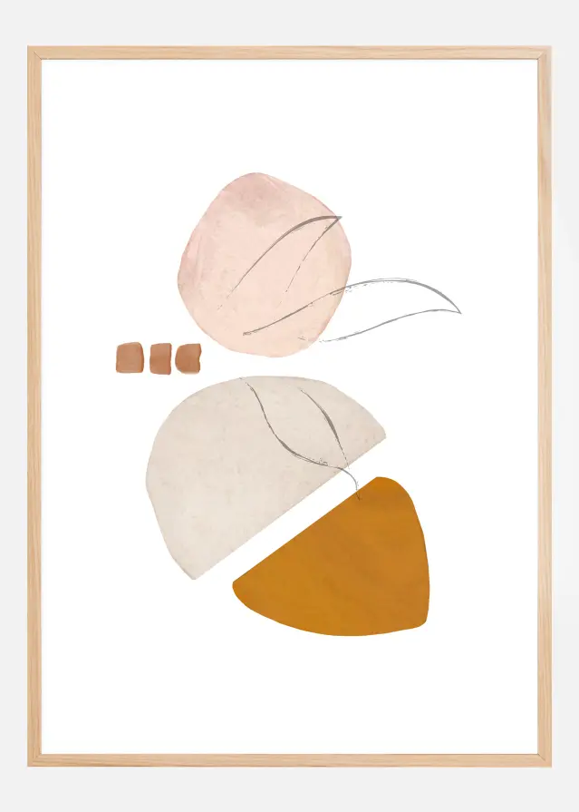 Abstract Shapes II Постер