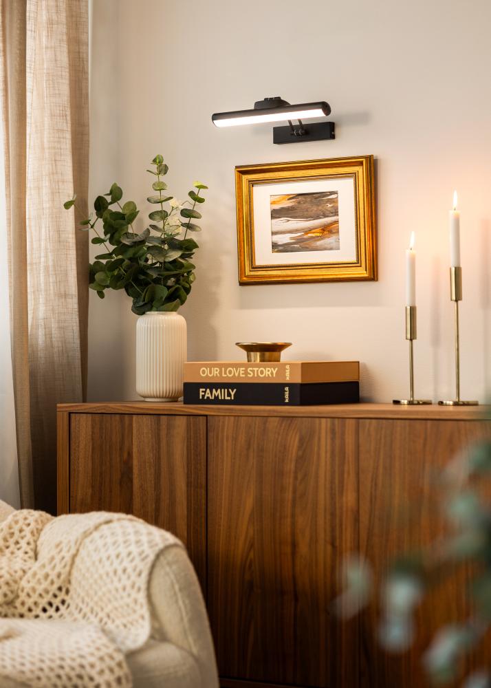 KAILA Gleam Батерийно Захранено Осветление за Картини 32 cm - Черно