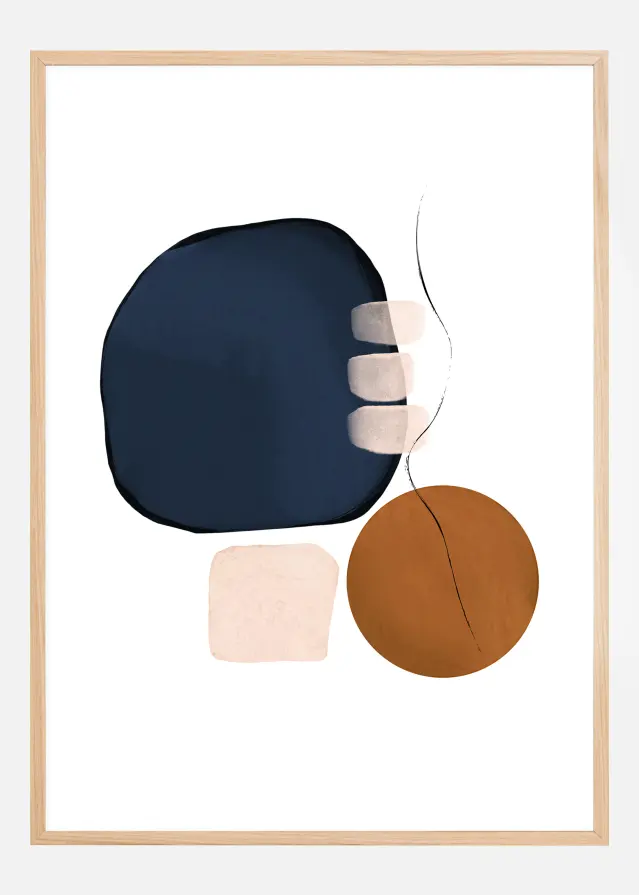 Abstract Shapes III Постер