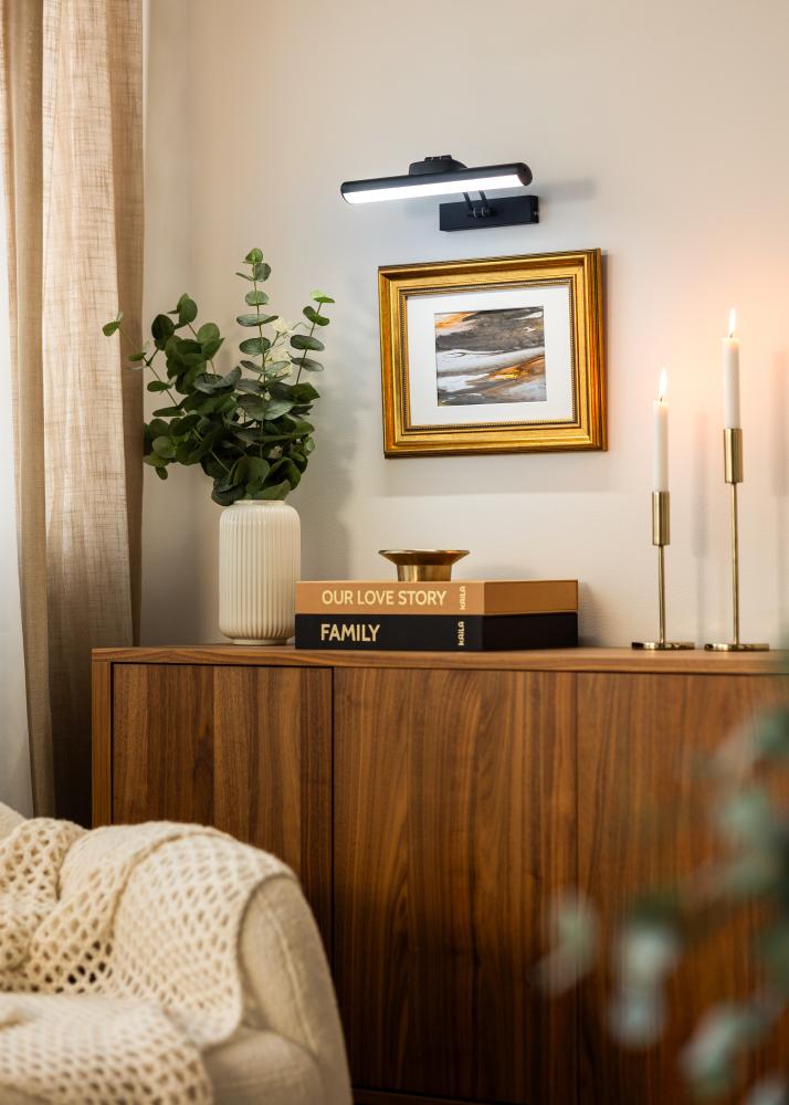 KAILA Gleam Батерийно Захранено Осветление за Картини 32 cm - Черно