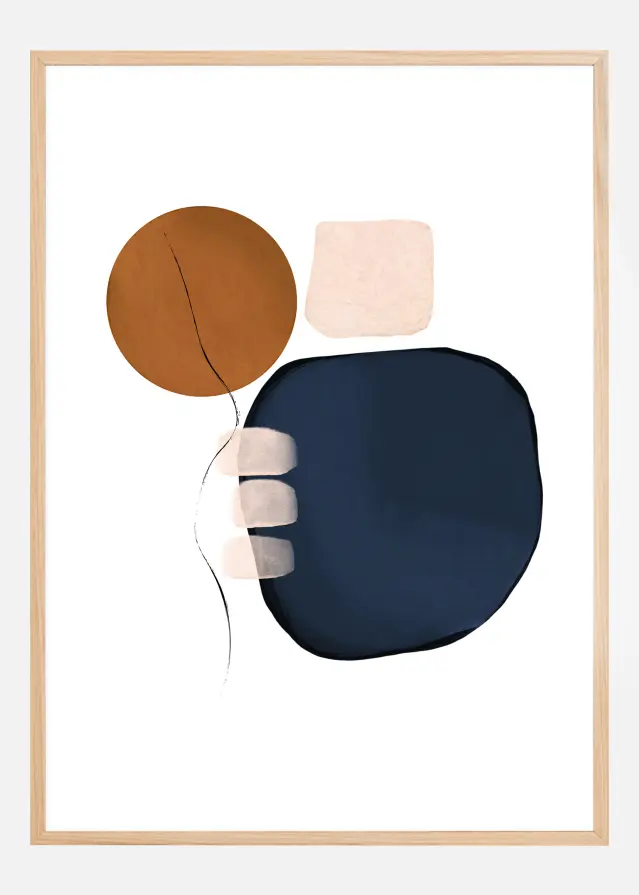 Abstract Shapes V Постер