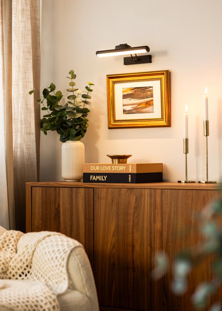 KAILA Gleam Батерийно Захранено Осветление за Картини 32 cm - Черно