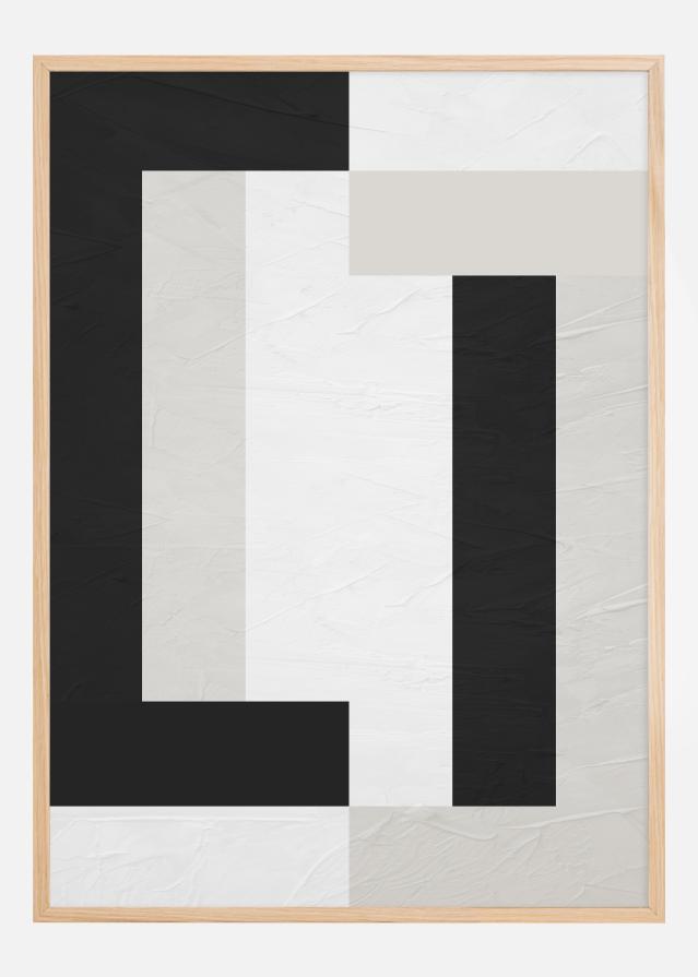 Black and White Line Art ll Постер