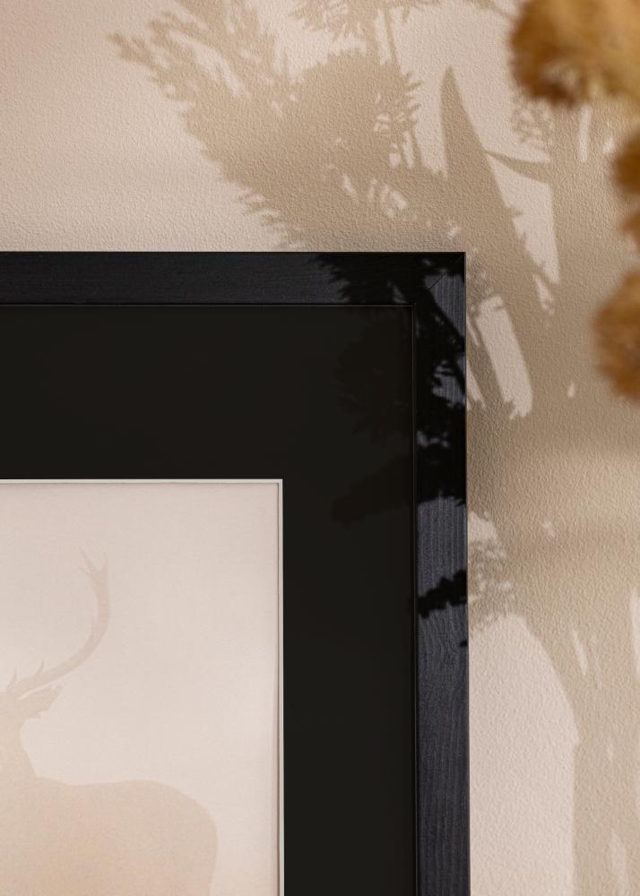 Рамка Стилен Черно 20x30 cm - Паспарту Черно 15x21 cm (A5)