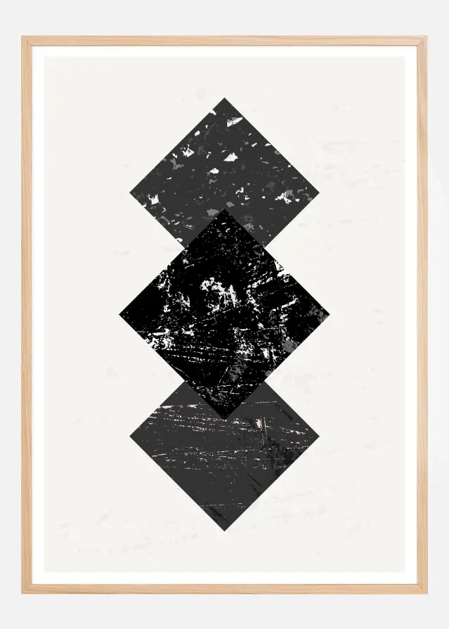 Abstract Squares I Постер