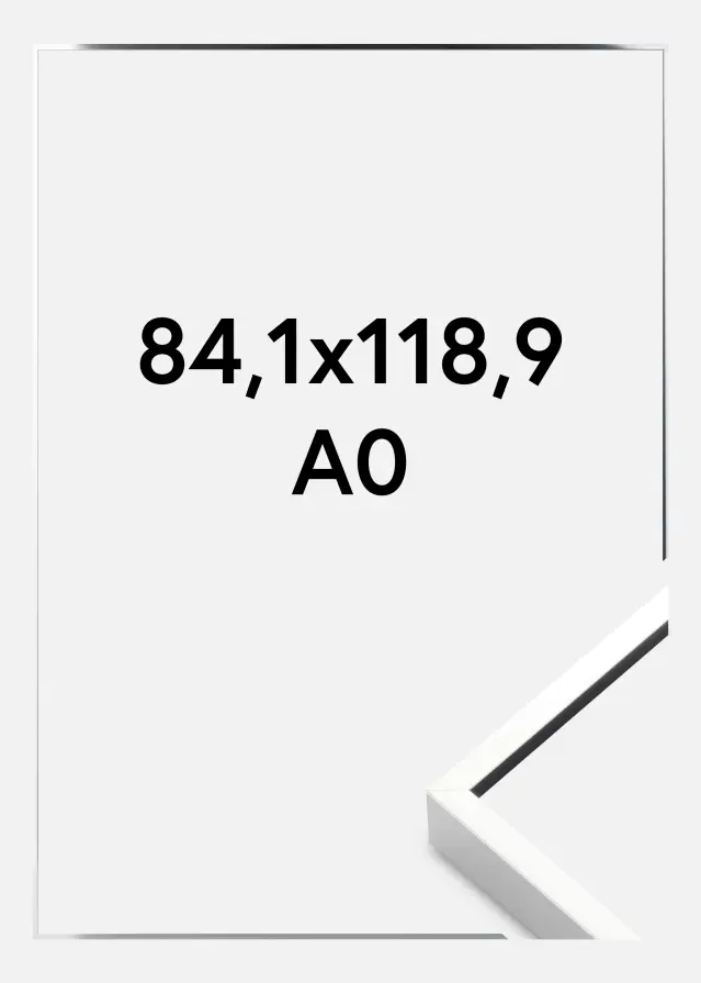 Рамка Nielsen Премиум Alpha Гланцово сребро 84,1x118,9 cm (A0)