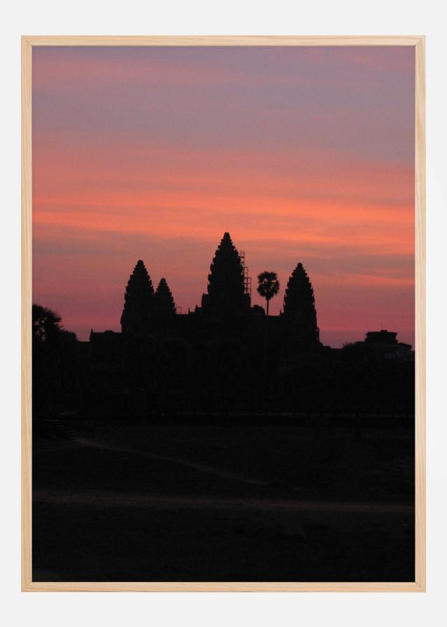 Sunset Over City Постер