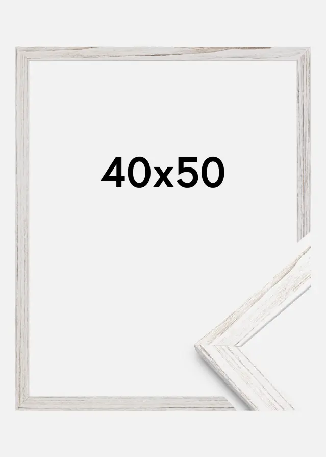 Рамка Стилен Акрилно стъкло Винтидж White 40x50 cm