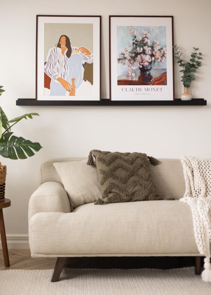 KAILA Поставка за картини Черна 150 cm