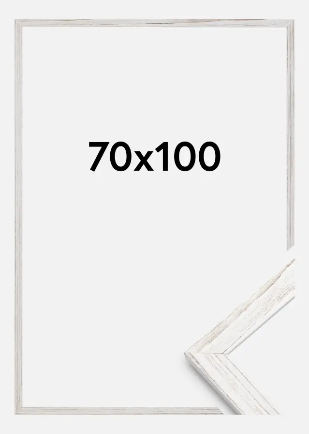 Рамка Стилен Акрилно стъкло Винтидж White 70x100 cm