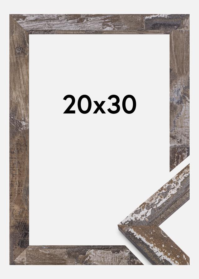 Рамка Превъзходно Дървесно кафяво 20x30 cm
