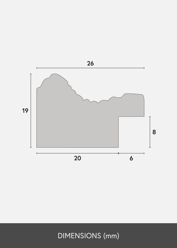 Рамка Lattice Акрилно стъкло Златно 42x59,4 cm (A2)