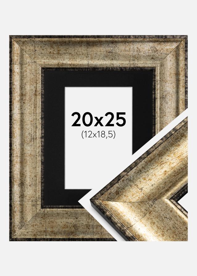 Рамка Saltsjöbaden Антично злато 20x25 cm - Паспарту Черно 13x19,5 cm