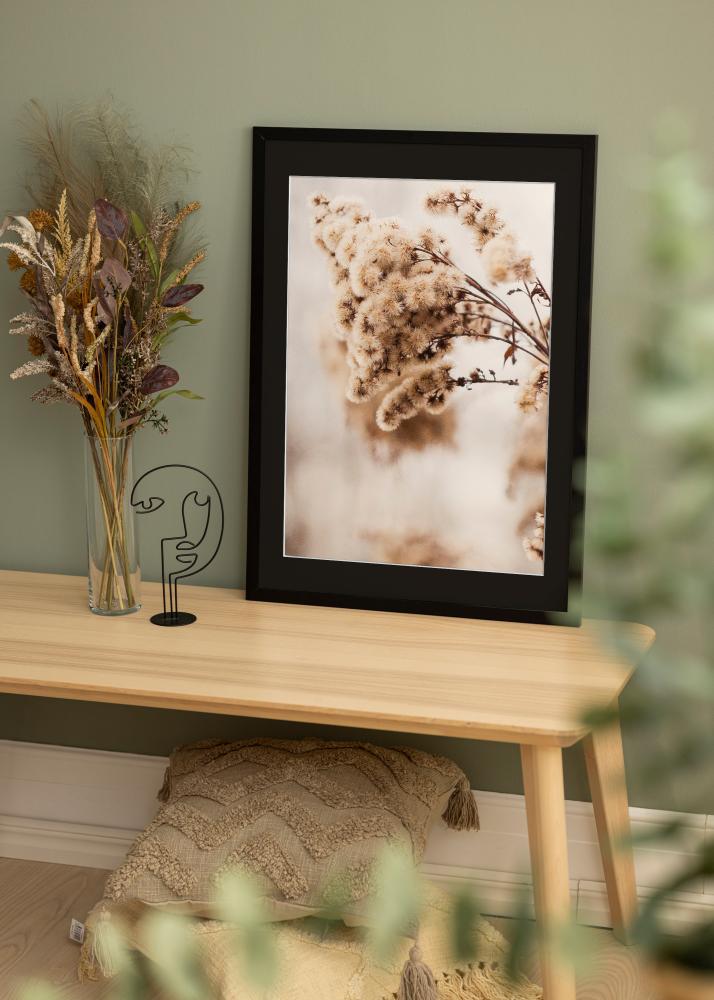 Рамка Стилен Черно 20x30 cm - Паспарту Черно 15x21 cm (A5)