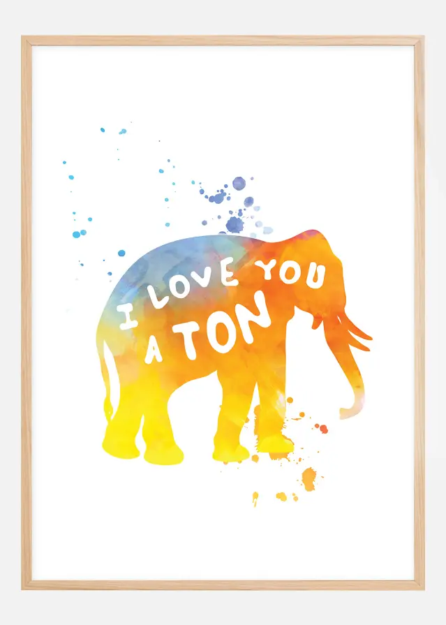 I love you a TON Постер