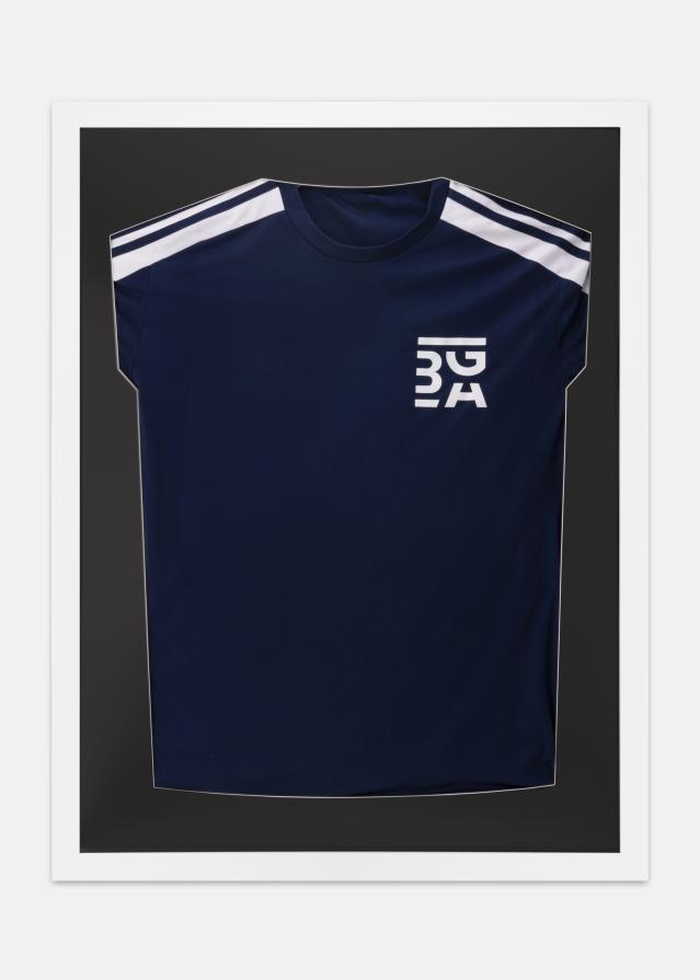 Рамка Jersey Box Акрилно стъкло Бяло/Черно 60x80 cm