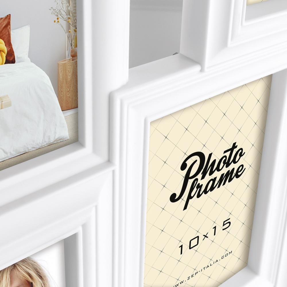 Tolosa White Рамка за колаж - 8 Снимки