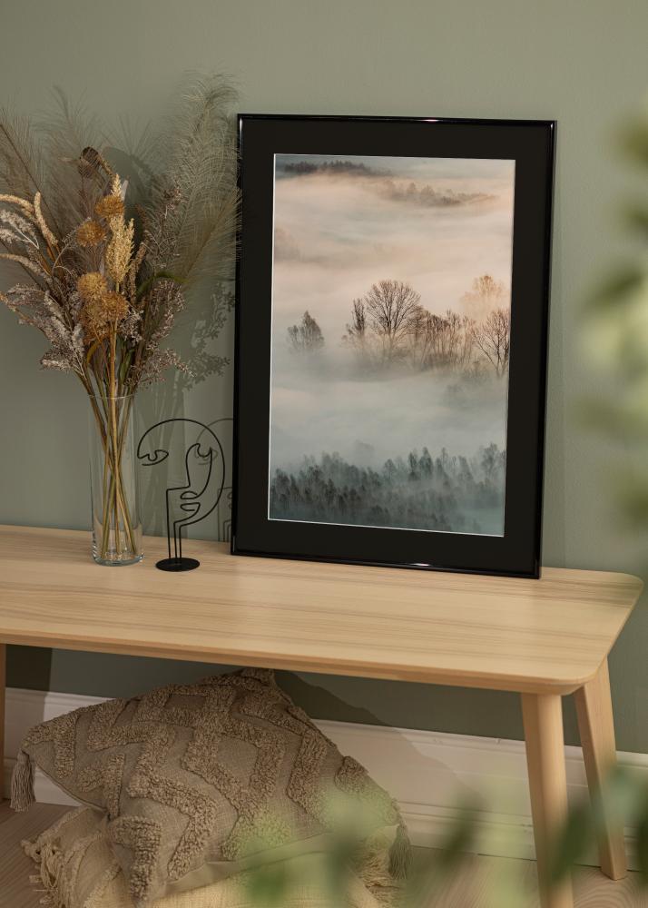 Рамка New Lifestyle Черно 30x30 cm - Паспарту Черно 8x8 inches