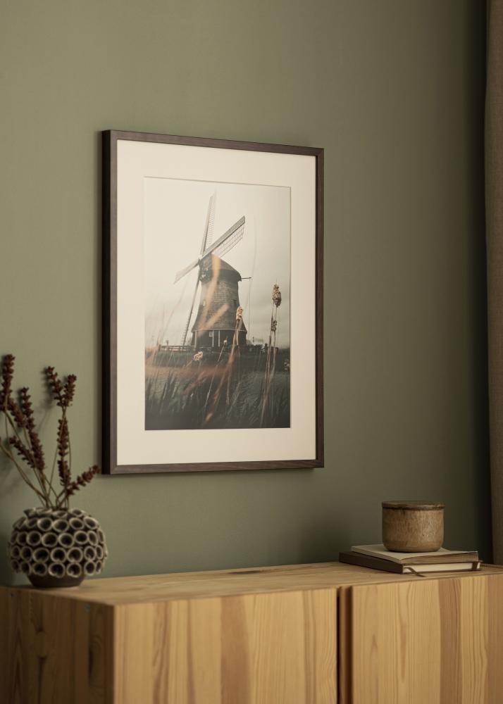 Рамка E-Line Акрилно стъкло орех 50x50 cm