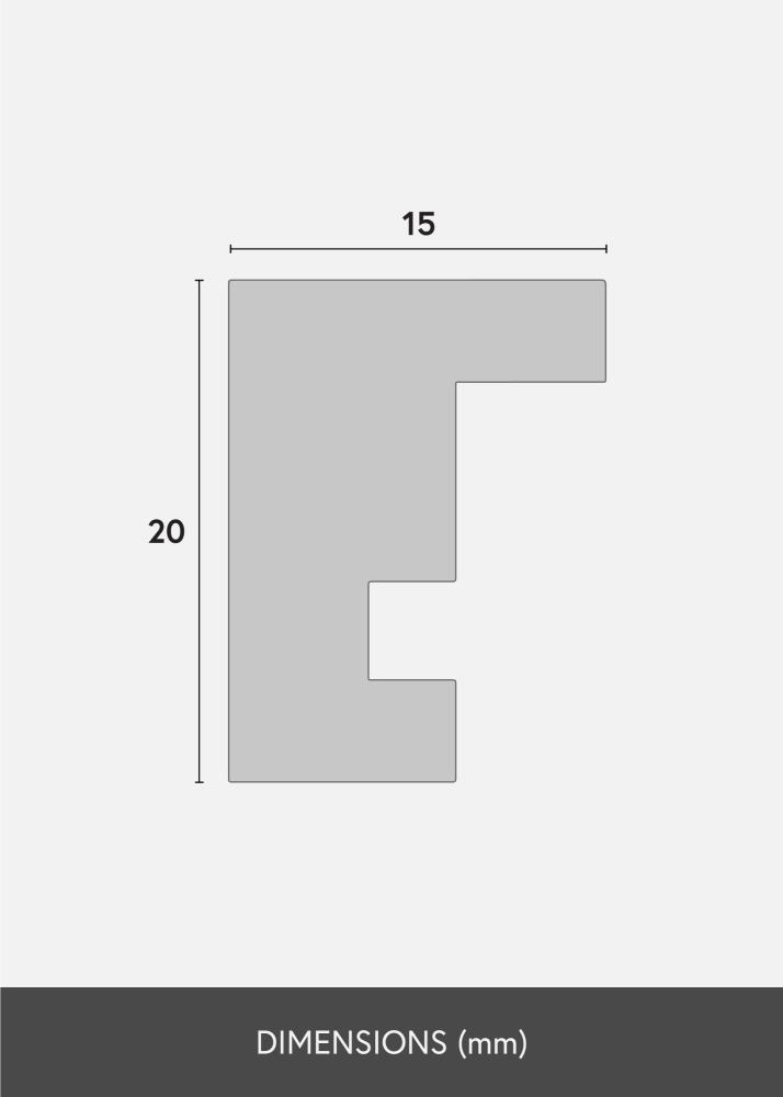 Рамка Ares Акрилно стъкло Burr Walnut 29,7x42 cm (A3)