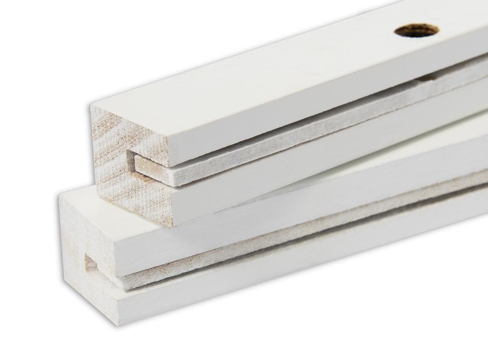 Закачалка за плакати бяло - 21 cm