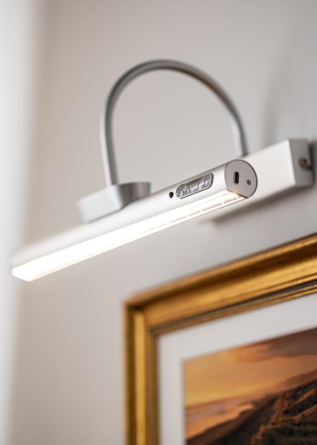 KAILA Spark Bateryno Osveshtenie za Kartini 35 cm - Srebro