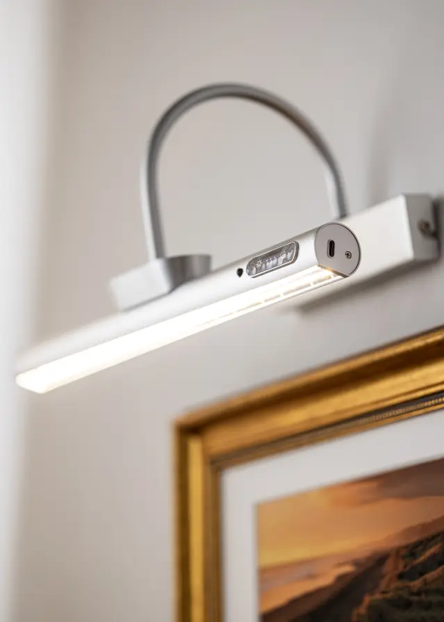 KAILA Spark Bateryno Osveshtenie za Kartini 35 cm - Srebro