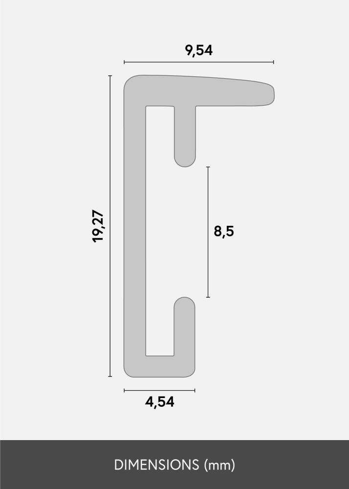 Рамка Neptune Акрилно стъкло White Oak 50x70 cm