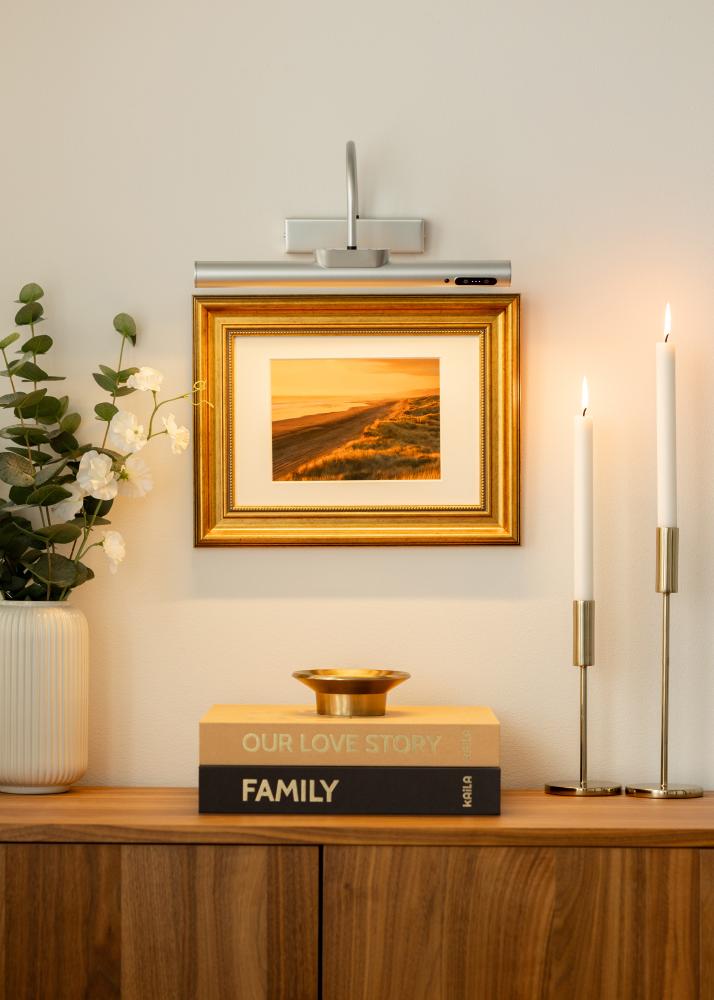 KAILA Spark Bateryno Osveshtenie za Kartini 35 cm - Srebro