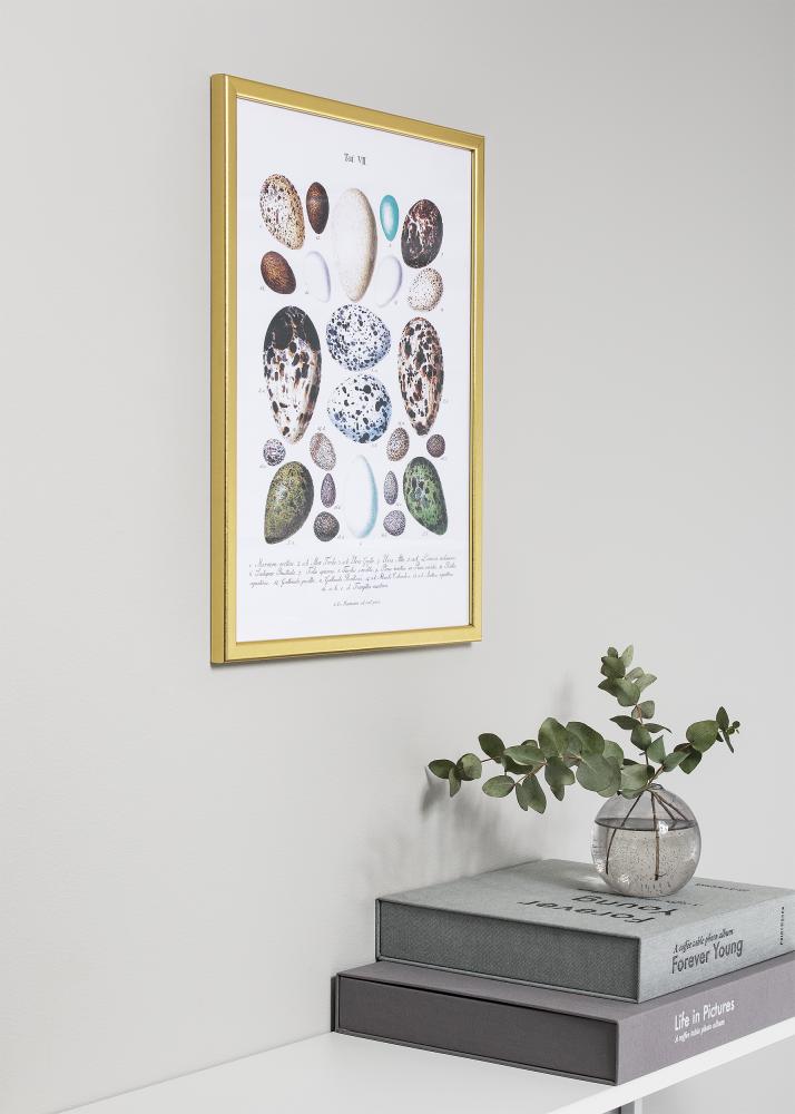 Рамка Slim Мат Антирефлекторно стъкло Златно 15x20 cm