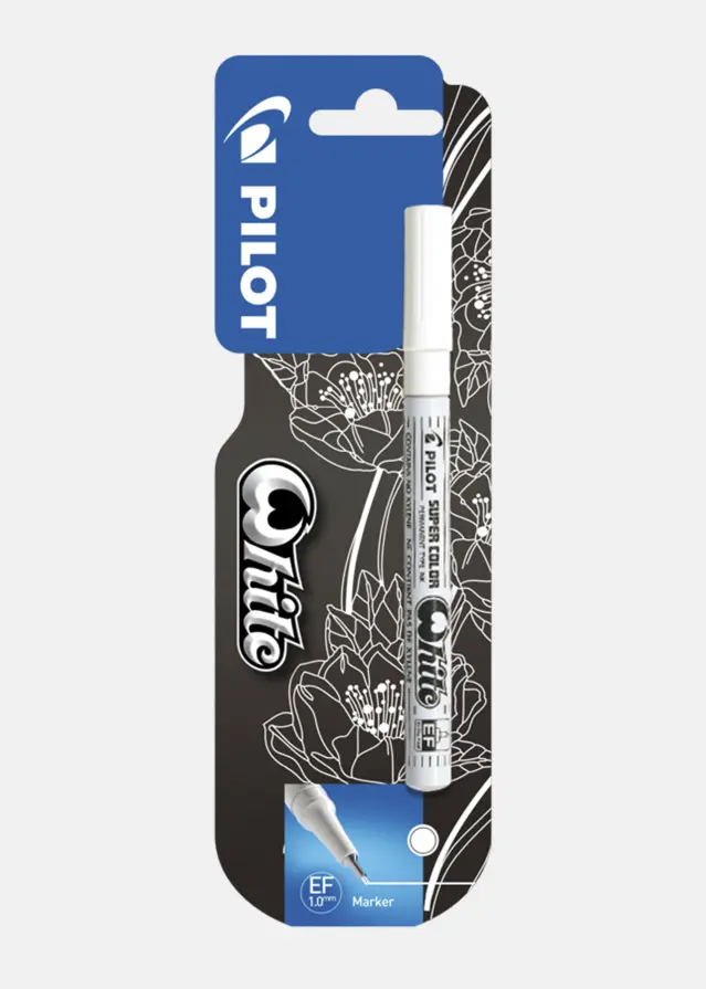 Pilot Химикалка за албуми бяло - 1 mm