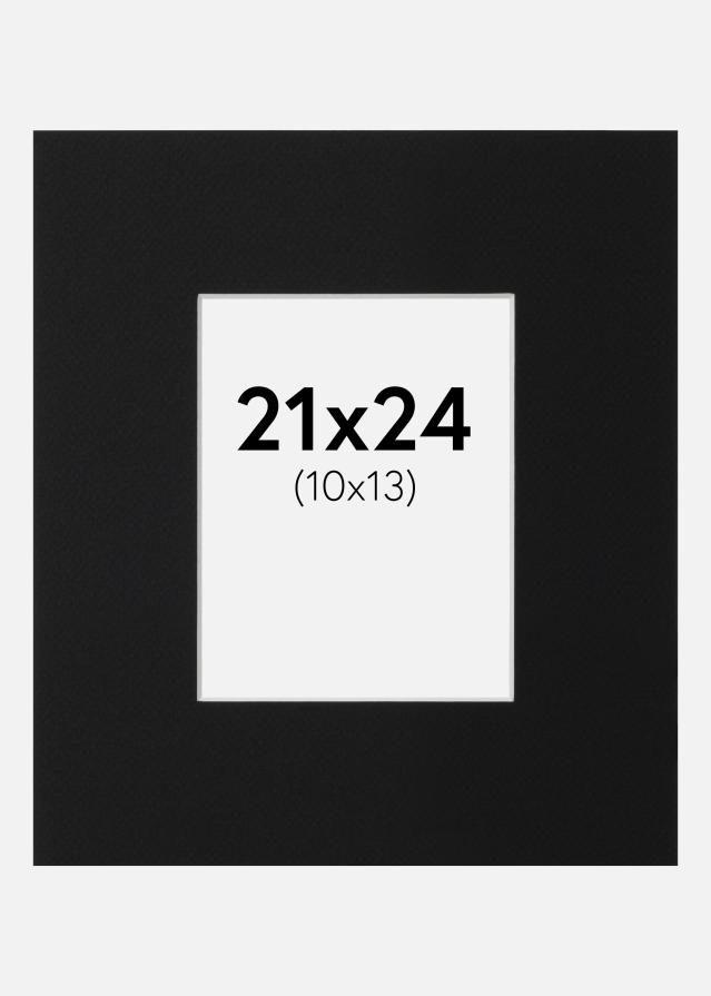 Паспарту Черен Стандарт (Бяло Ядро) 21x24 cm (10x13)