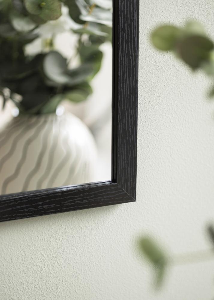 Огледало Overdoor Черен 34x126 cm