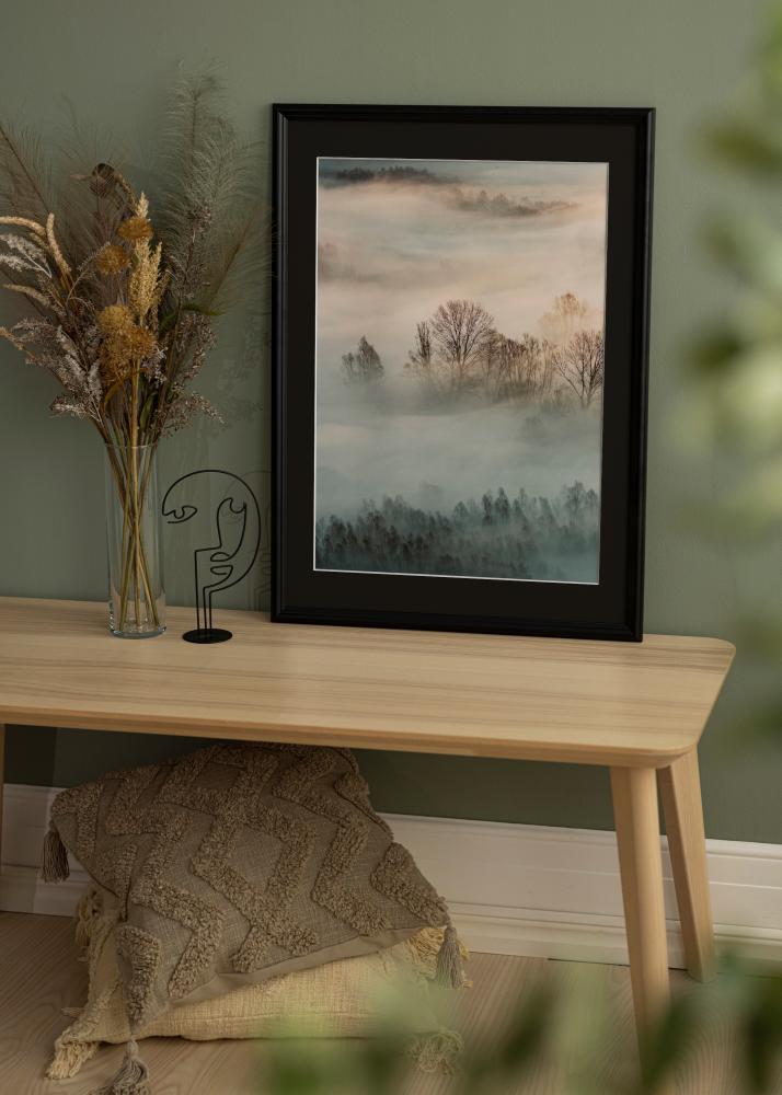 Рамка Siljan Черно 60x60 cm - Паспарту Черно 50x50 cm