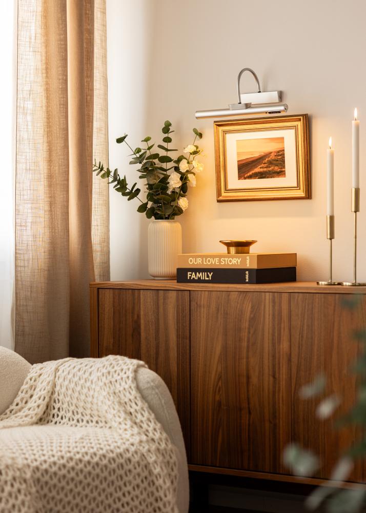 KAILA Spark Bateryno Osveshtenie za Kartini 35 cm - Srebro