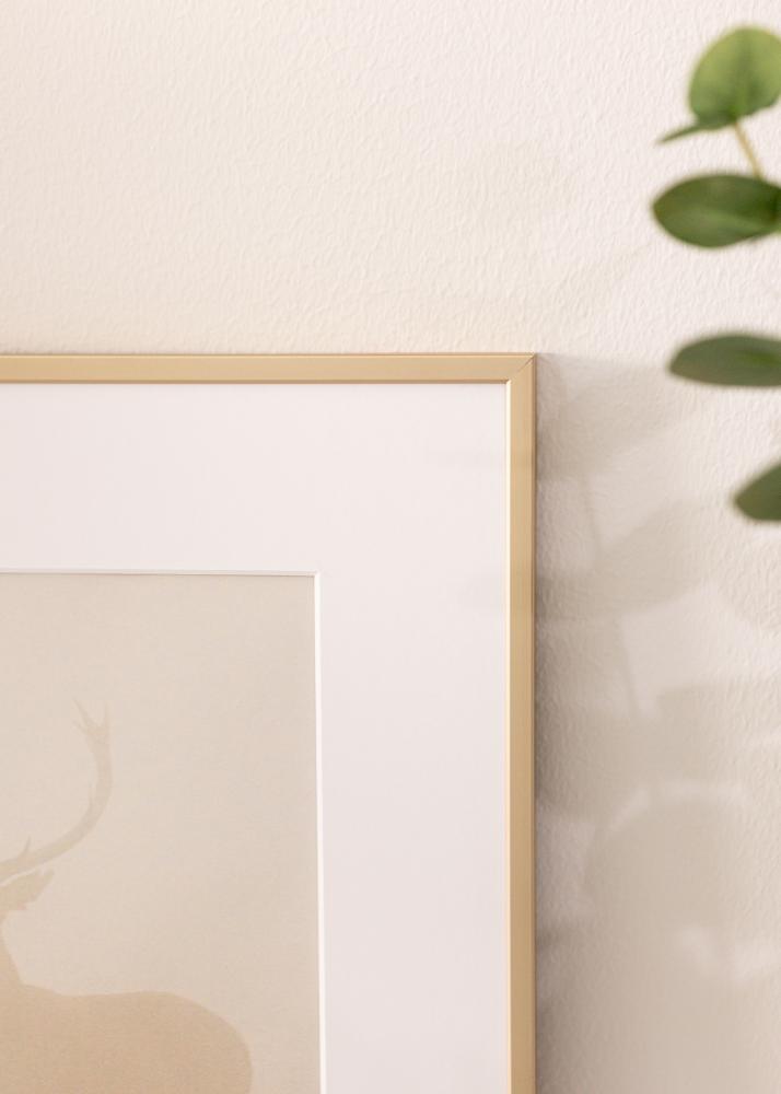 Алуминиева рамка Акрилно стъкло Месинг 70х100 см