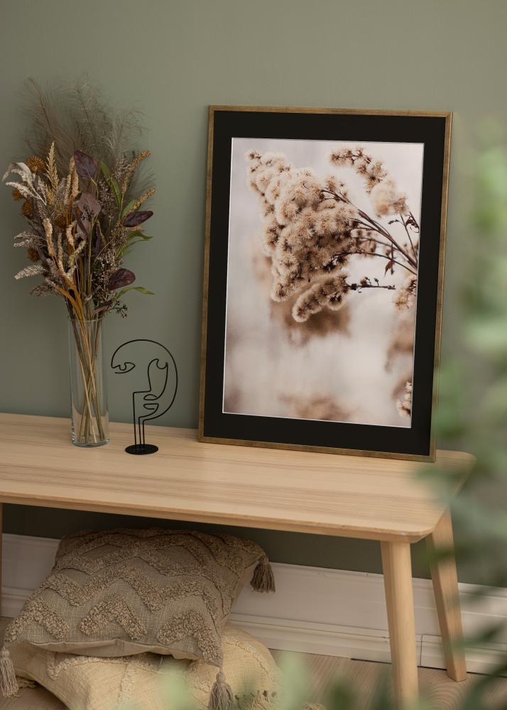 Рамка Galant Златно 40x50 cm - Паспарту Черно 12x16 inches