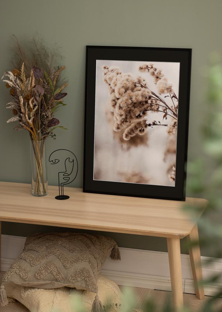 Рамка Galant Черно 50x60 cm - Паспарту Черно 14x18 inches