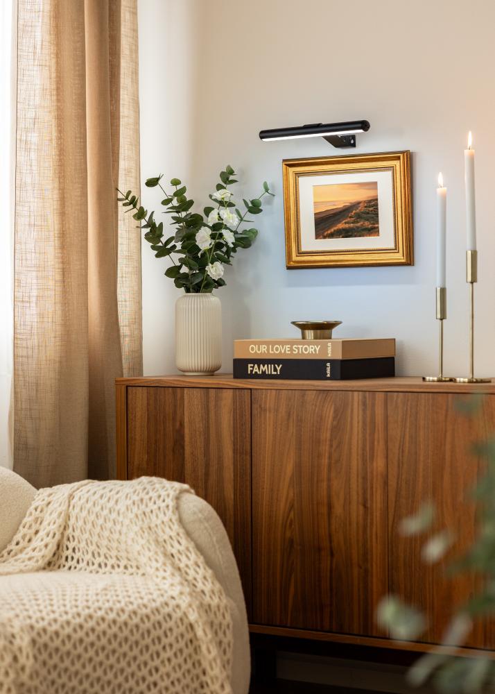 KAILA Lux Bateryno Osveshtenie za Kartini 33 cm - Cheren