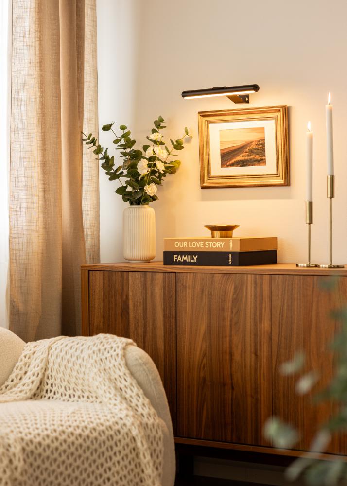 KAILA Lux Bateryno Osveshtenie za Kartini 33 cm - Cheren